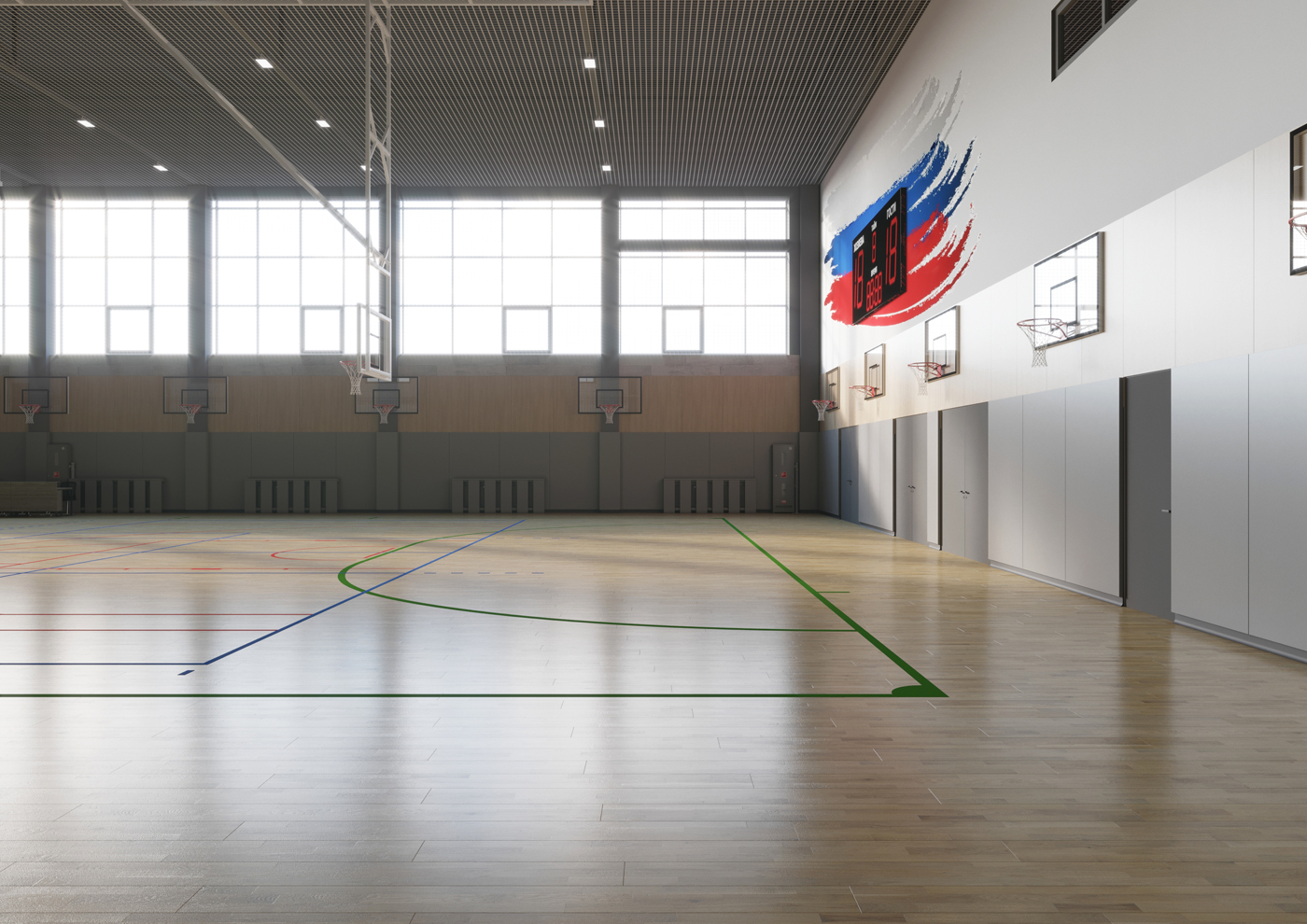 Интерьер лобби ЖК Авангард Екатеринбург