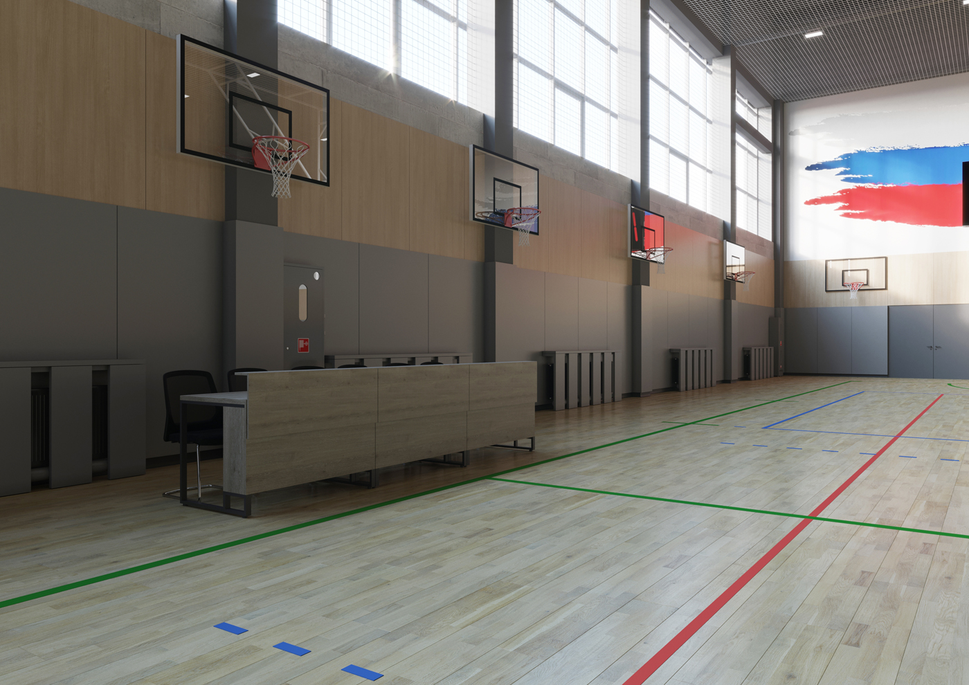 Интерьер лобби ЖК Авангард Екатеринбург