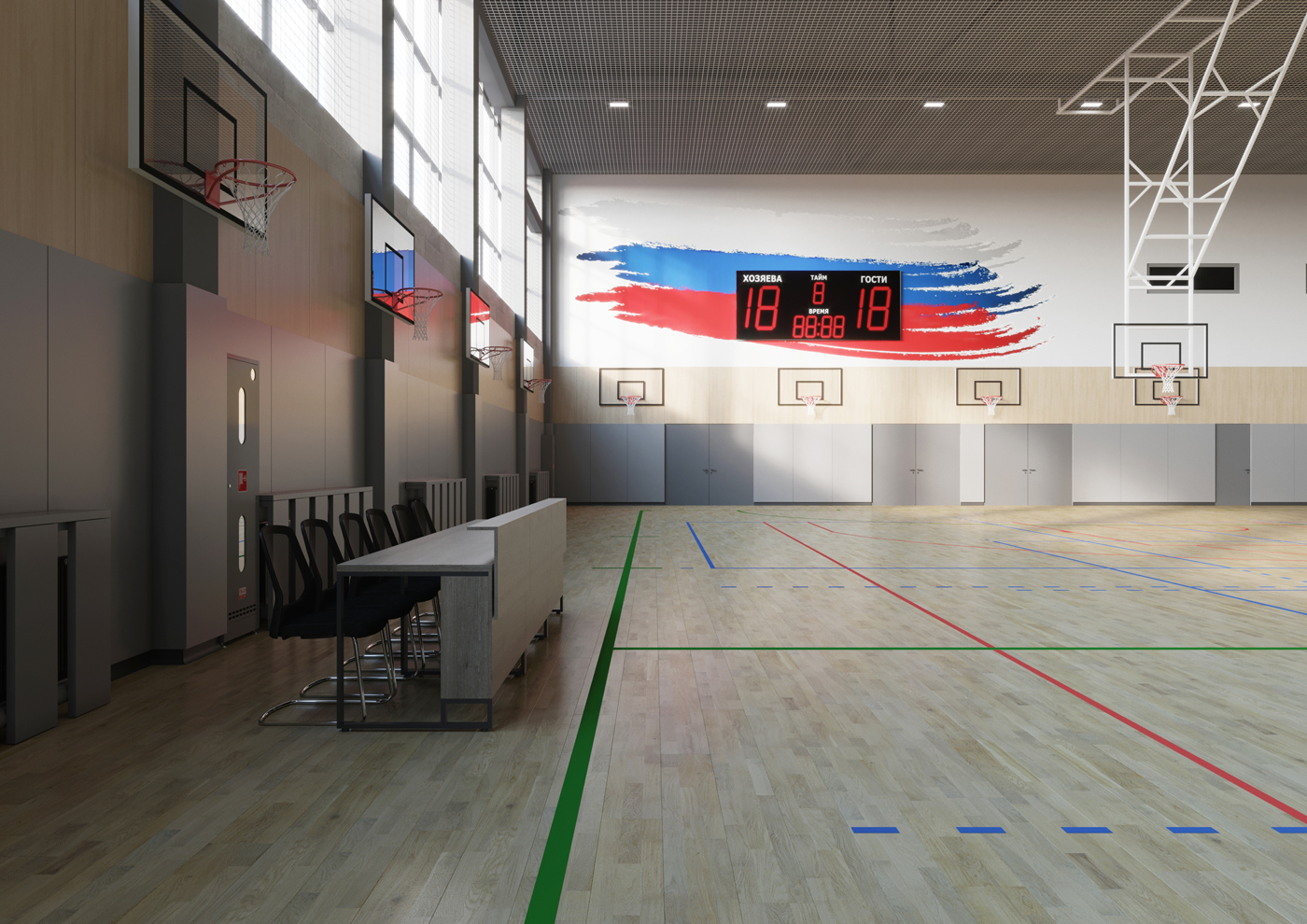 Интерьер лобби ЖК Авангард Екатеринбург