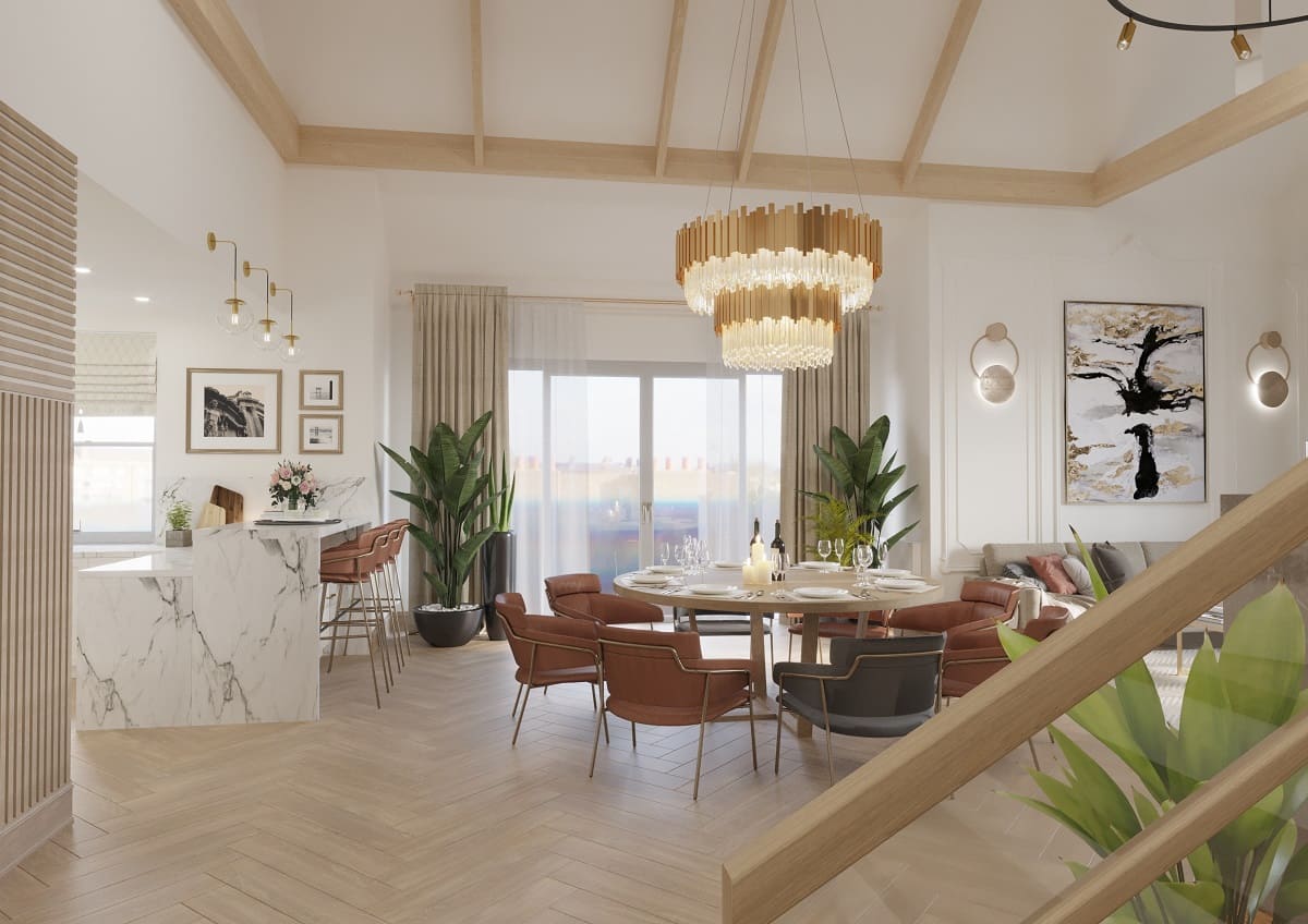 интерьер дизайн проект загородный дом для молодой семьи