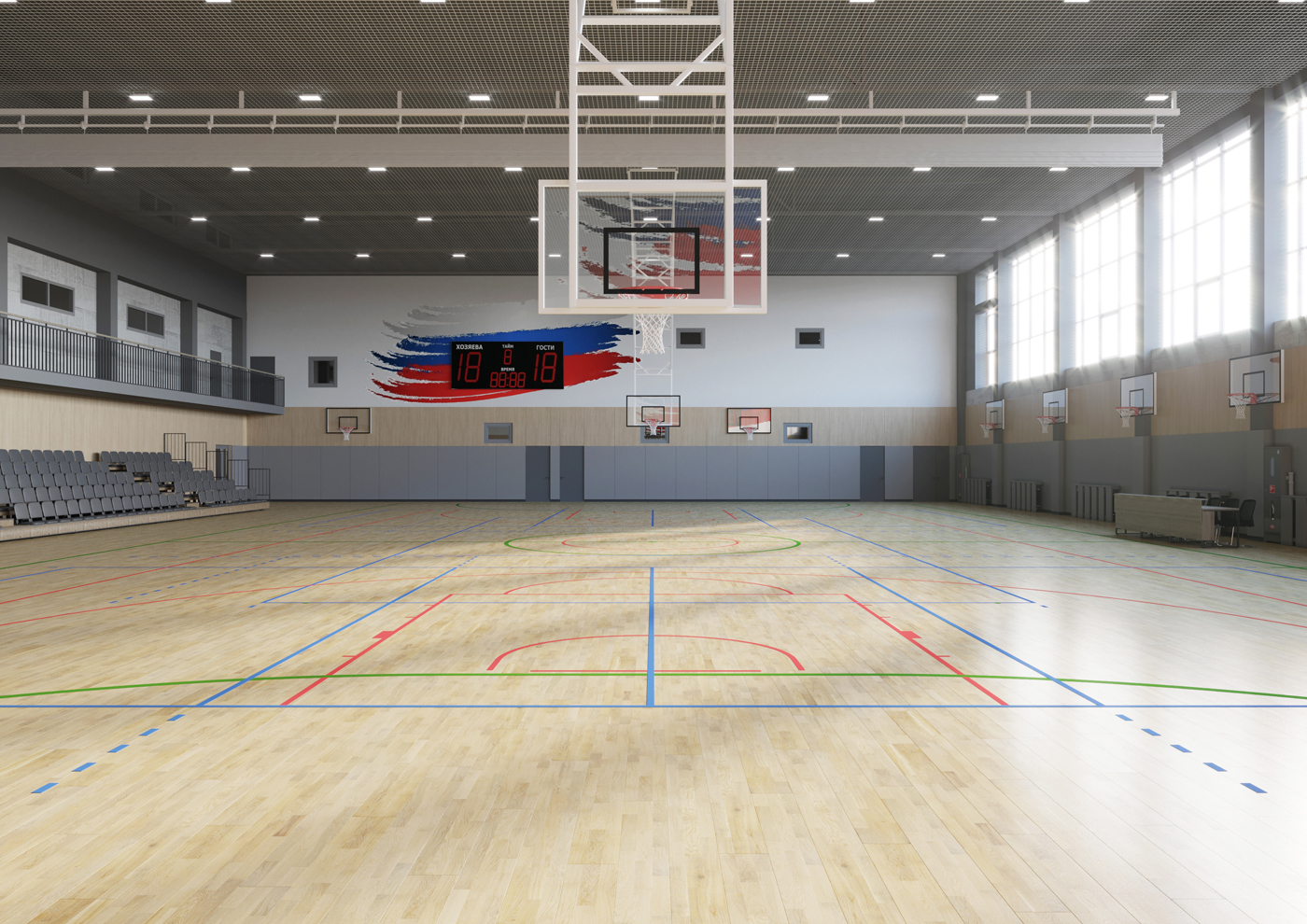 Интерьер лобби ЖК Авангард Екатеринбург