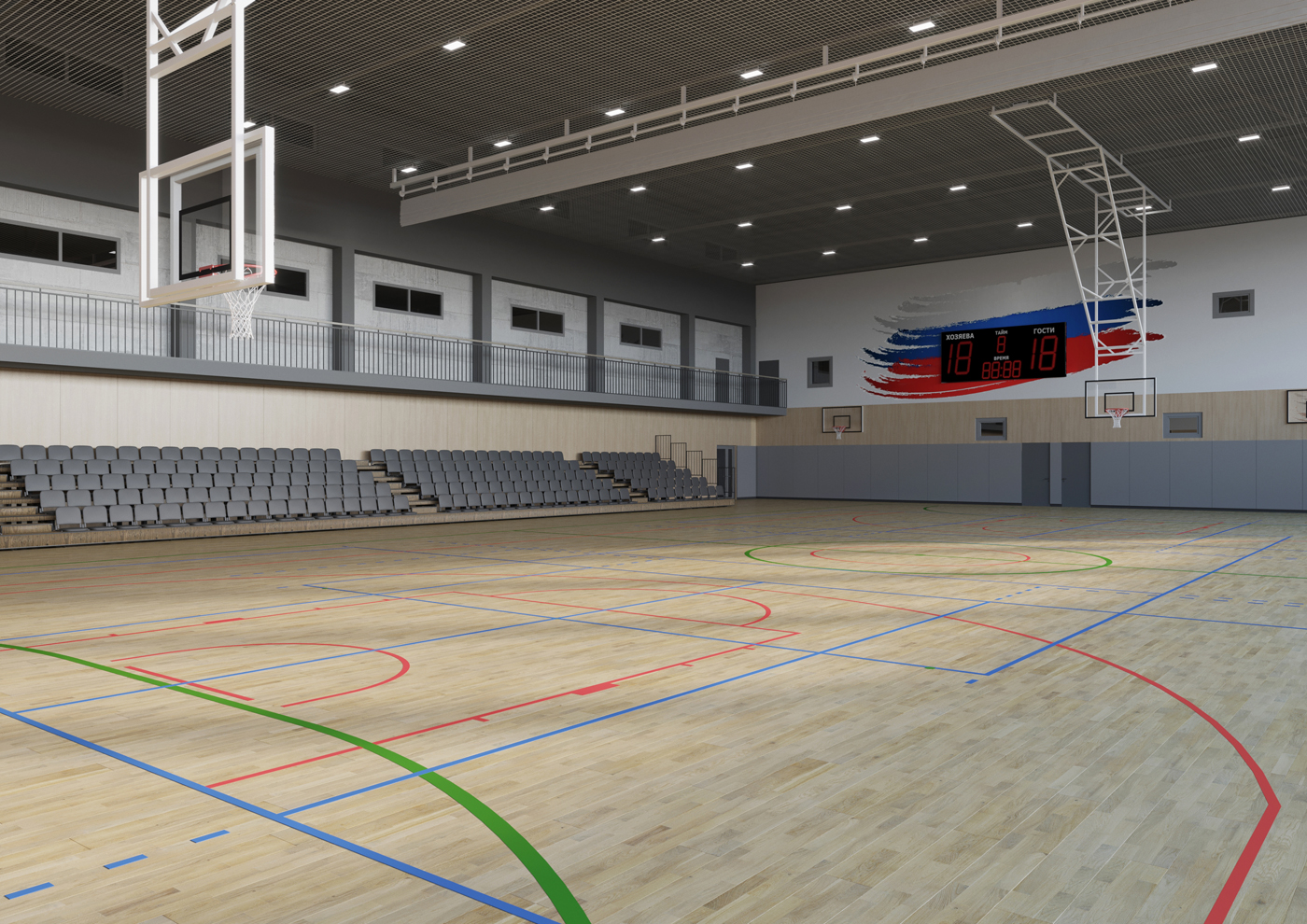 Интерьер лобби ЖК Авангард Екатеринбург