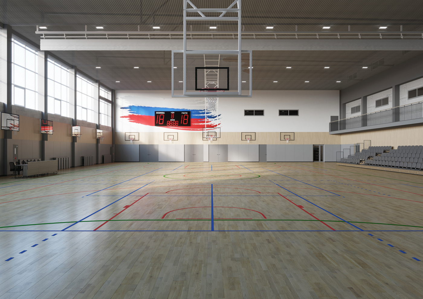 Интерьер лобби ЖК Авангард Екатеринбург