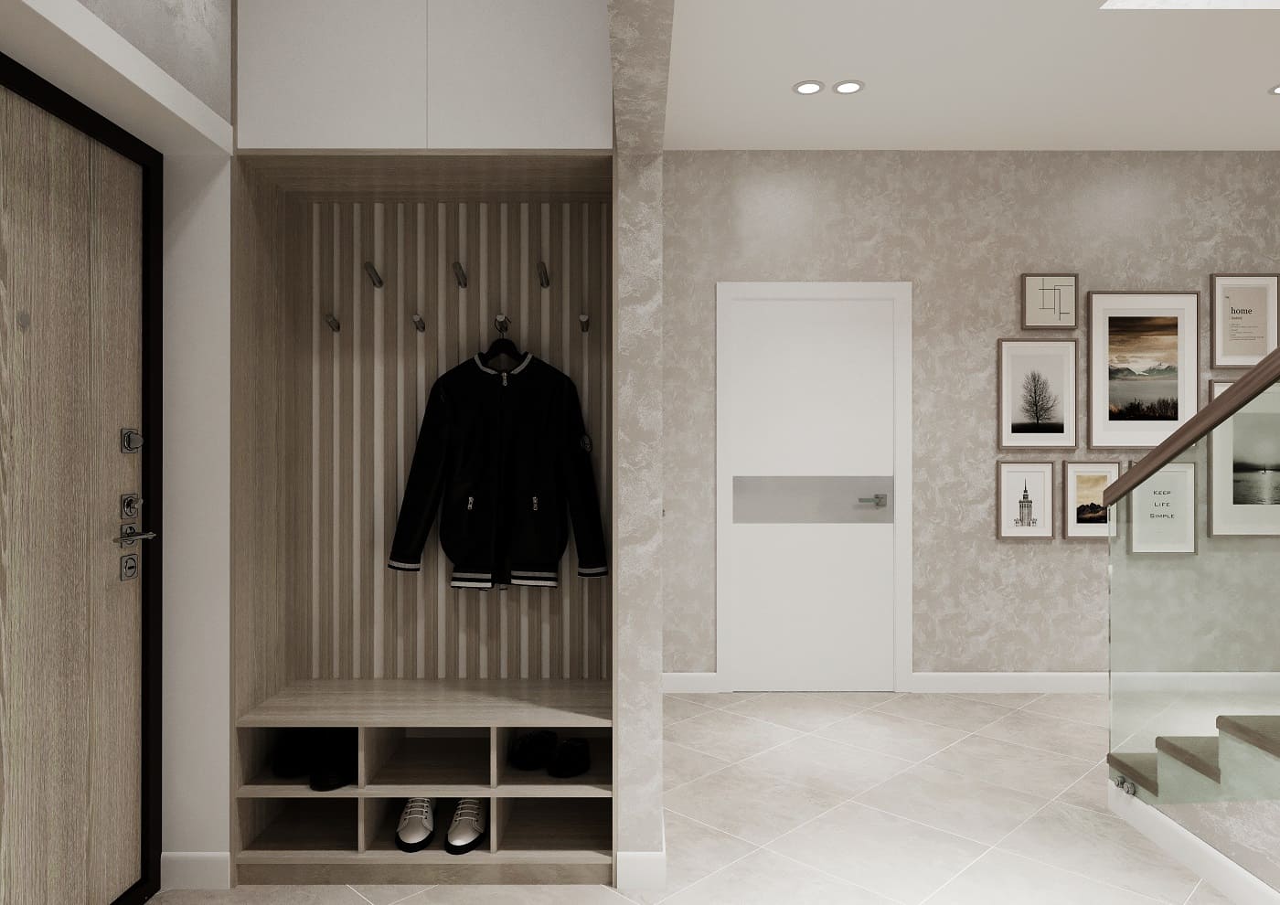 интерьер дизайн проект Дом для молодой семьи Нягань