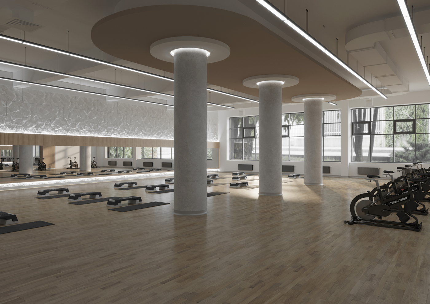 Интерьер лобби ЖК Авангард Екатеринбург