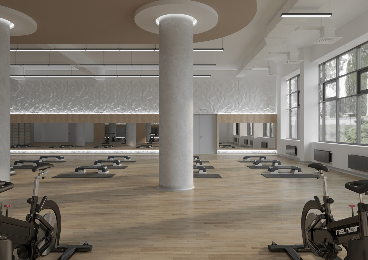 Интерьер лобби ЖК Авангард Екатеринбург