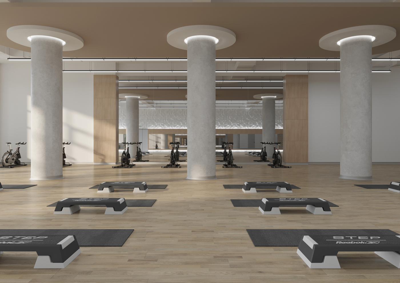 Интерьер лобби ЖК Авангард Екатеринбург