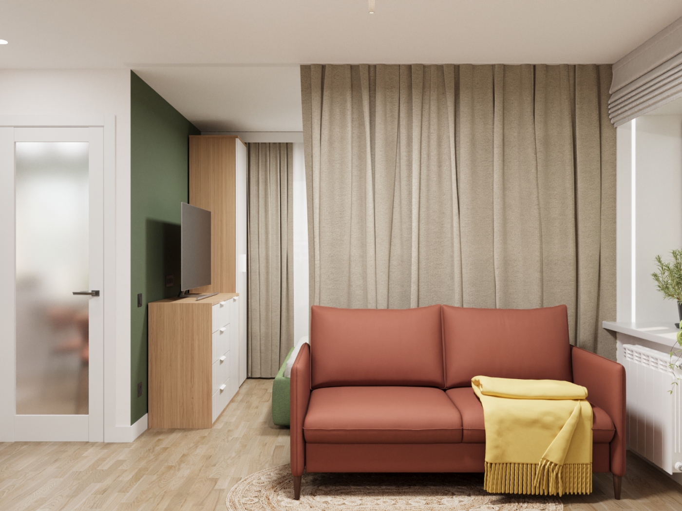 Интерьер лобби ЖК Авангард Екатеринбург