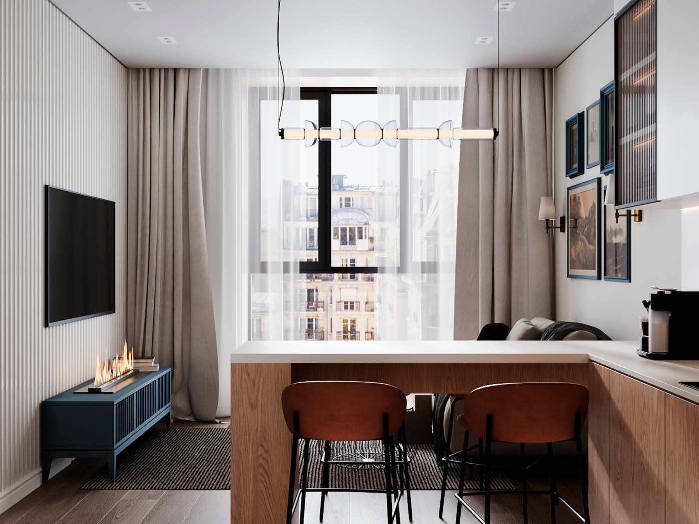 Интерьер лобби ЖК Авангард Екатеринбург