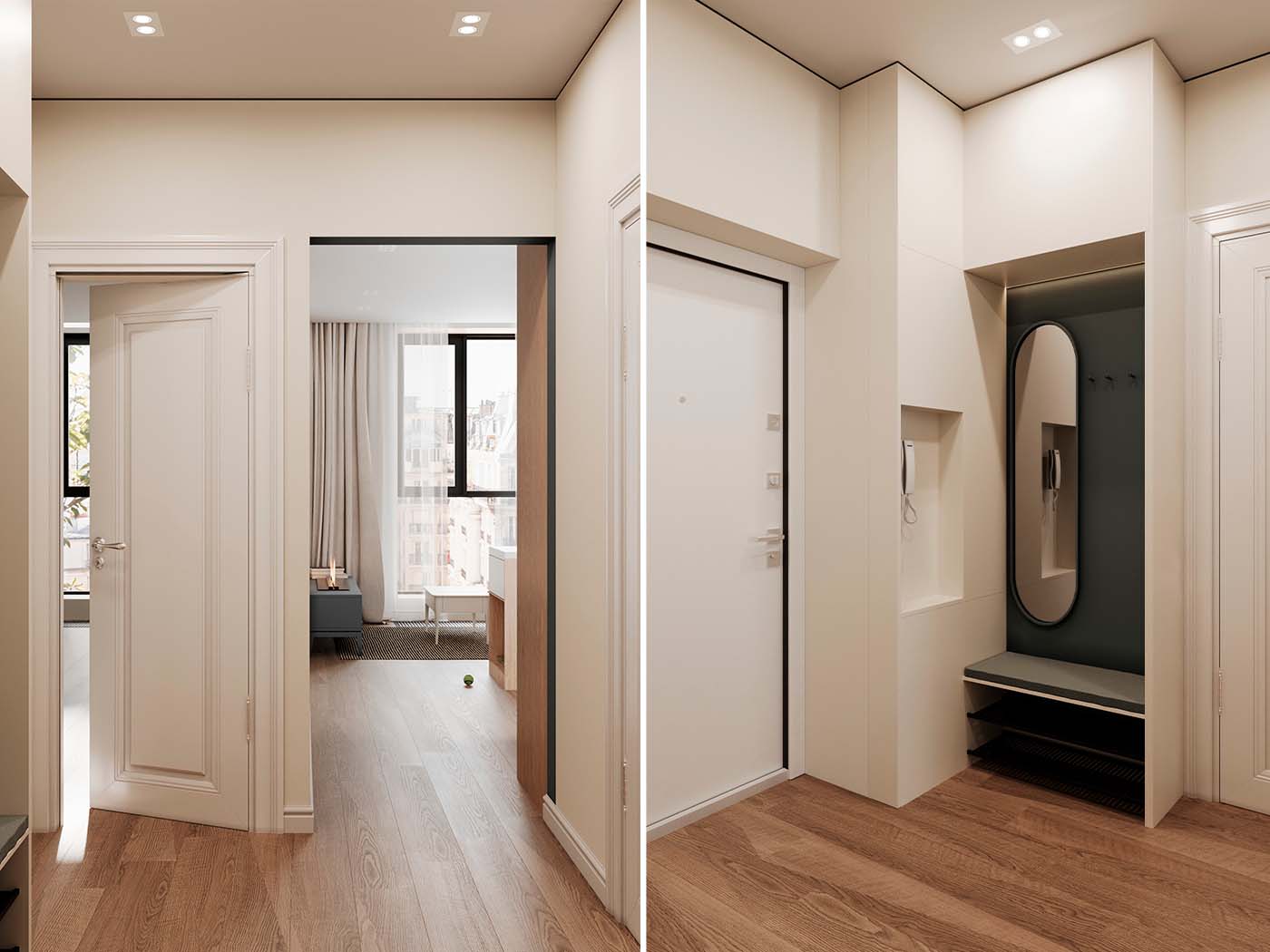 Интерьер лобби ЖК Авангард Екатеринбург