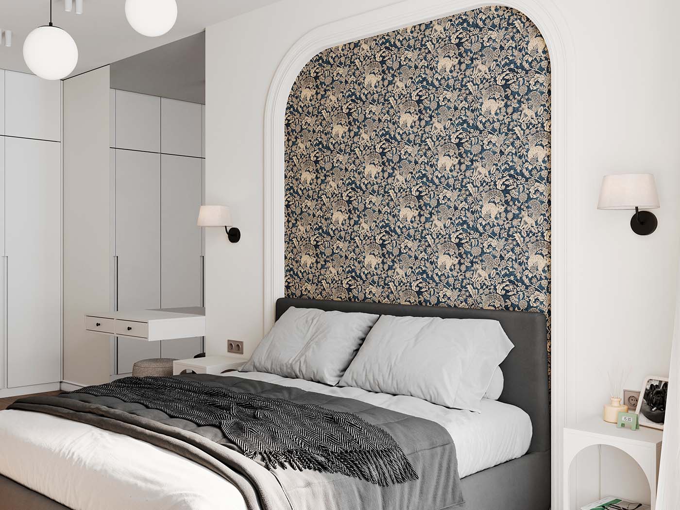 Интерьер лобби ЖК Авангард Екатеринбург