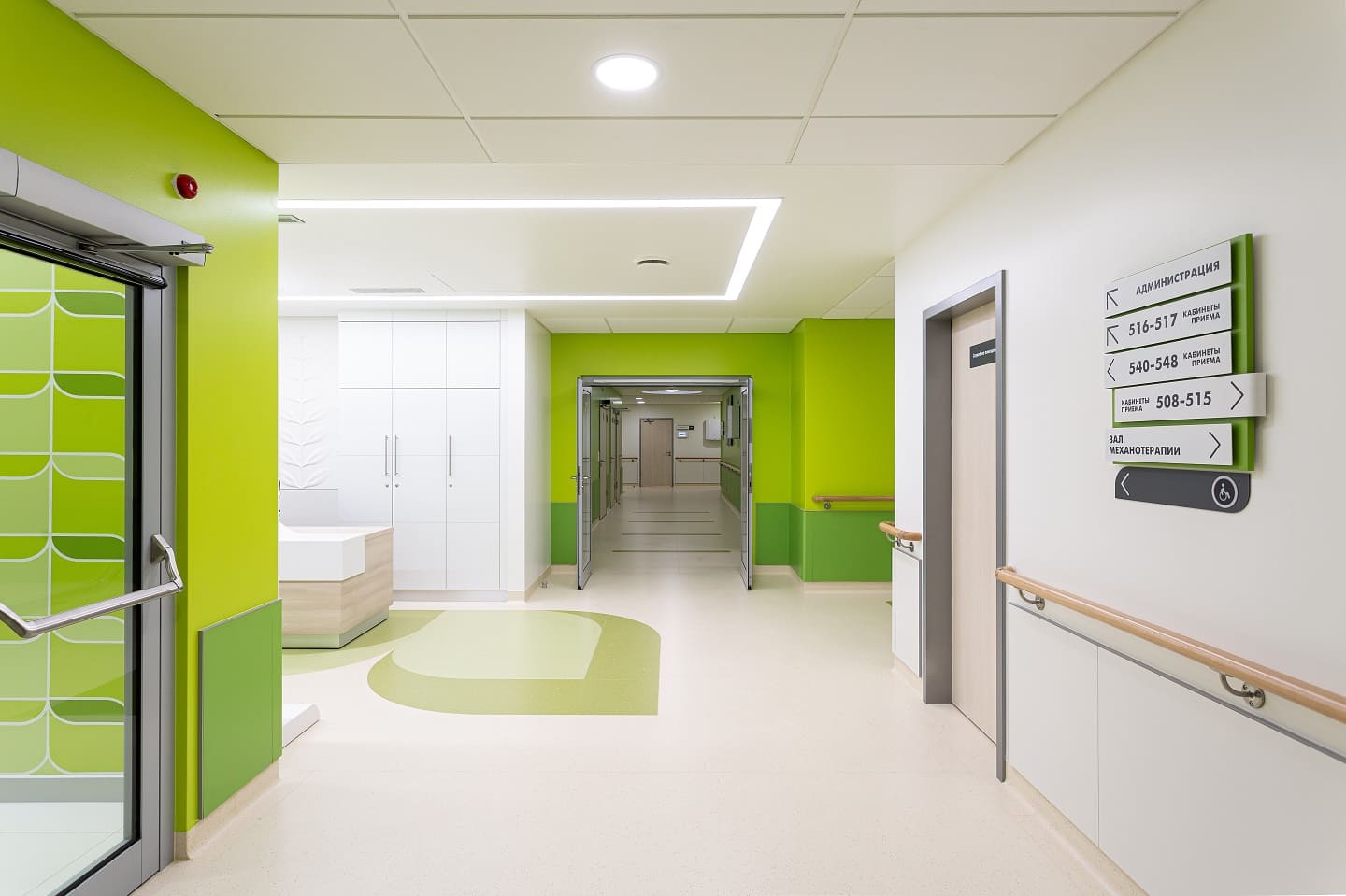 интерьер дизайн проект УГМК-Здоровье пятый этаж