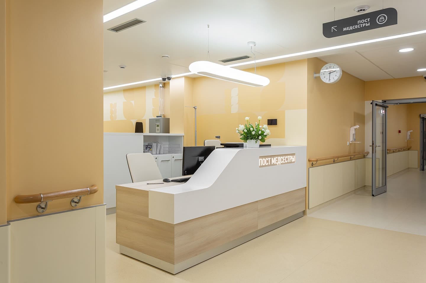 интерьер дизайн проект УГМК-Здоровье четвертый этаж