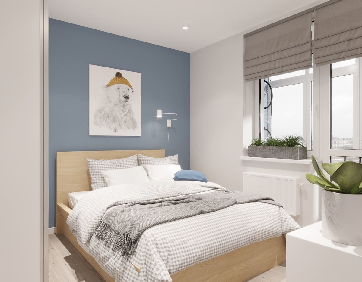 интерьер дизайн проект квартира для студента